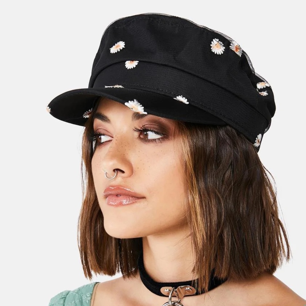 DOLLS KILL - night daydreaming baker boy hat